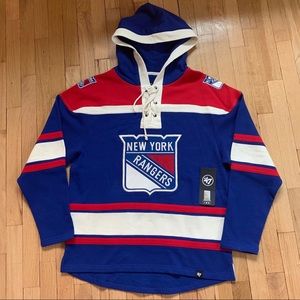 New York Rangers Lacer Hood - NWT
